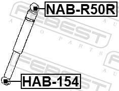 NABR50R Febest 