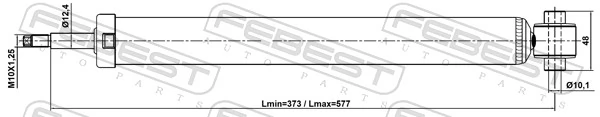 Амортизатор задній A2383201900 Mercedes