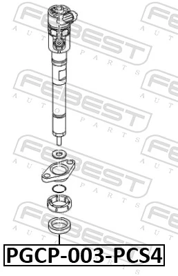 PGCP003PCS4 Febest Кільце інжектора