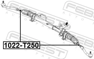 1022T250 Febest Тяги кермові