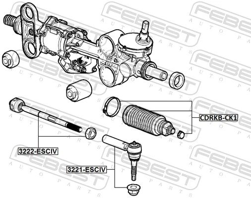 MS50770 Mevotech Тяги кермові