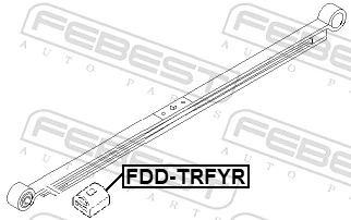 FDDTRFYR Febest Відбійник задньої ресори
