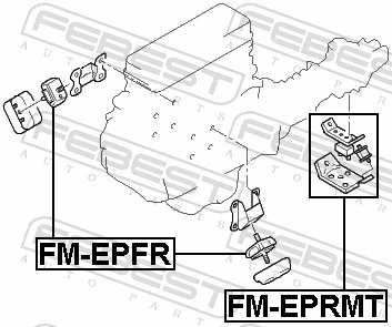 FMEPRMT Febest Опора кпп