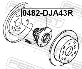 Купити 3S598002 AND Підшипник ступиці колеса
