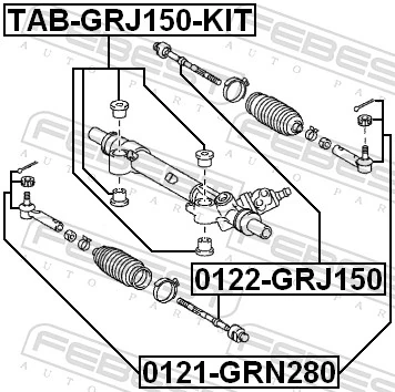 Купити QM0085P Q-top Тяга рульова поздовжня