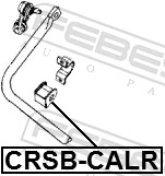 CRSBCALR Febest Прокладка стабільзатора заднього