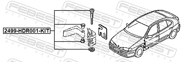 2499HDR001KIT Febest 