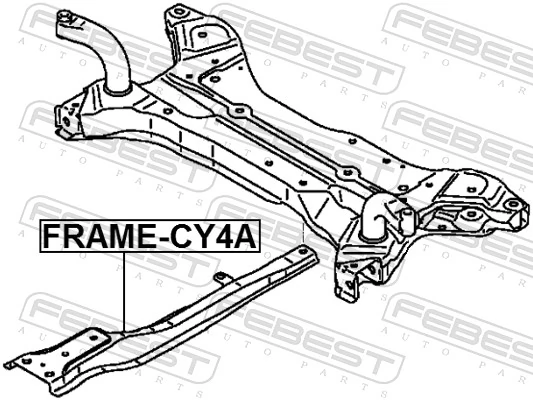 FRAMECY4A Febest Підрамник двигуна