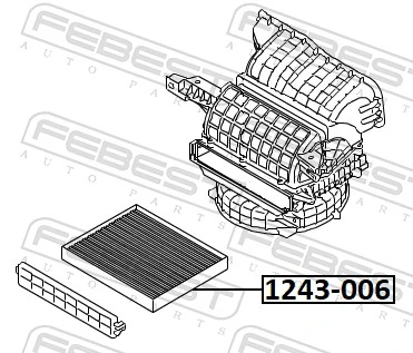 Фільтр повітряний обігрівача MAN CU24024 ціна, від 5.21 USD