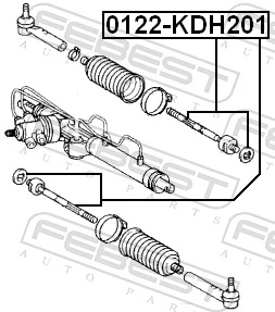 0122KDH201 Febest Тяги кермові