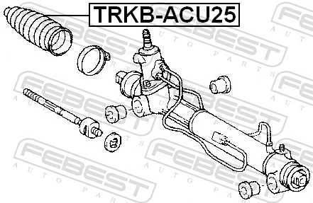 TRKBACU25 Febest Пильник рульової