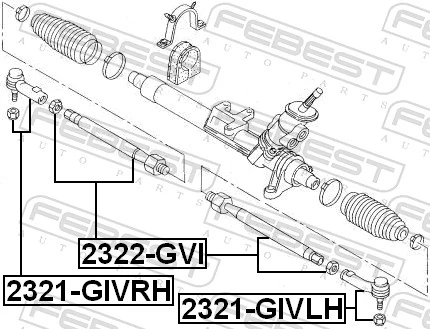 Рульовий наконечник V332 Polcar