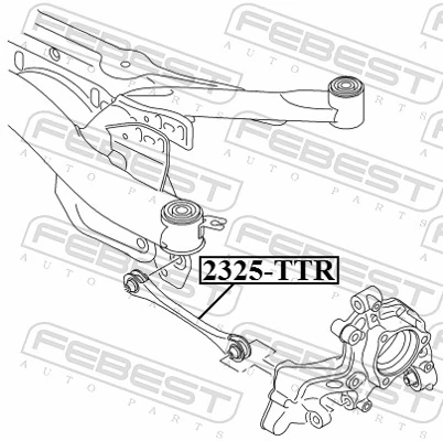 2325TTR Febest Важіль задньої підвіски поперечний