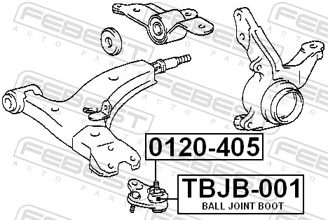 4334532030 Toyota Пильник опори кульової нижній