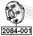 2084001 Febest Шпилька маточини колеса задня