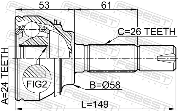 Граната колісна Toyota 4346009470 ціна, від 34.38 USD