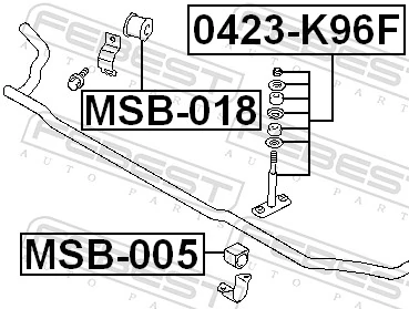 Стійка стабілізатора переднього RL151937M Raiso