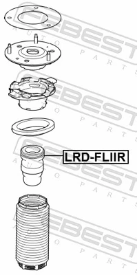 LRDFLIIR Febest Буфер заднього амортизатора