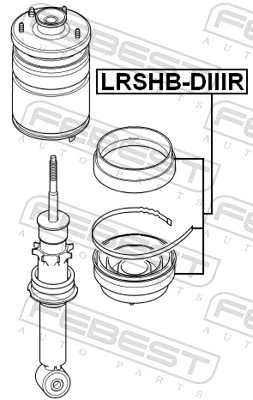 LRSHBDIIIR Febest Пильник стійки задньої