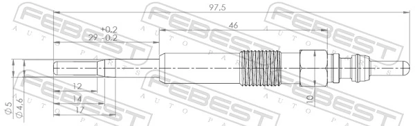 Свіча накалу Skoda SuperB II ліфтбек (3T4) (2008 - 2015) ціна, від 9.92 USD