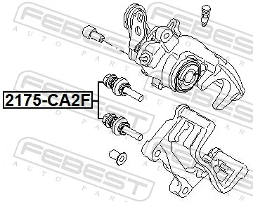 Ремкомплект супорту гальмівного заднього Ford Mondeo IV седан (CA2) (2007 - 2014) ціна, від 9.04 USD