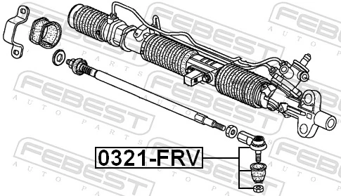 Наконечник рульовий Honda FR-V хетчбек (BE) (2005 - 2026) ціна, від 21.54 USD