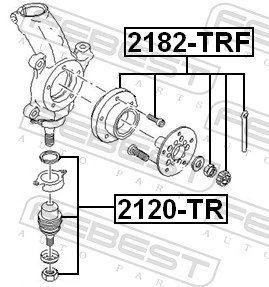2120TR Febest Кульові на авто