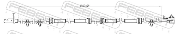 Датчик АБС (ABS) задній J5921030 Nipparts