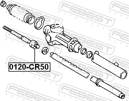 0122CR50 Febest Тяги кермові