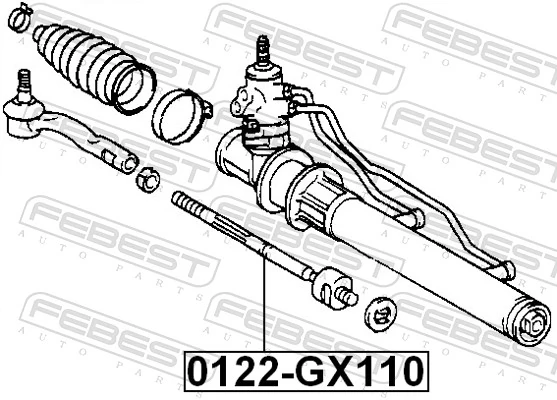 Тяга рульова поперечна Q-top QM0087P ціна, від 13.11 USD