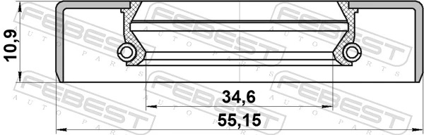 95GDS36551111X Febest 