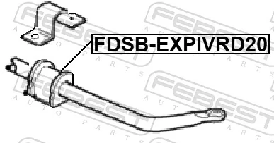 FDSBEXPIVRD20 Febest Гумка заднього стабілізатора