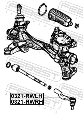 Рульовий наконечник H1031 Polcar