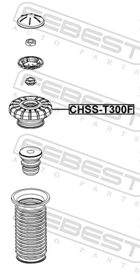 CHSST300F Febest Кріплення переднього амортизатора