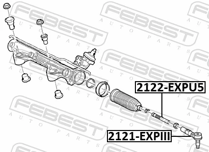 2122EXPU5 Febest Тяги кермові