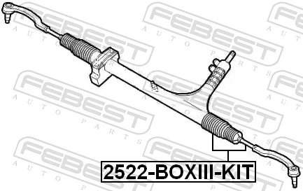 2522BOXIIIKIT Febest Тяги кермові