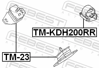 Подушка (опора) двигуна, задня Toyota 1238030010 ціна, від 20.01 USD