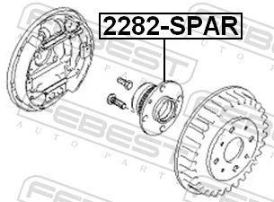 2282SPAR Febest Маточина задня