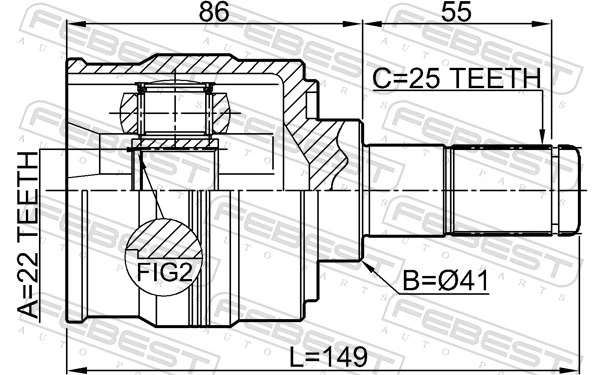 Шарнір кутових швидкостей передній лівий Magneti Marelli TIJ0072 ціна, від 29.67 USD