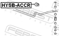 37407162S Formpart/Otoform Прокладка стабільзатора заднього