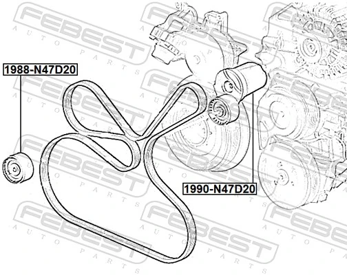Натягувач приводного ременя MPQ1201 Magneti Marelli
