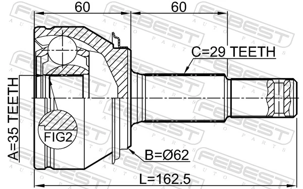 0210J1120 Febest 