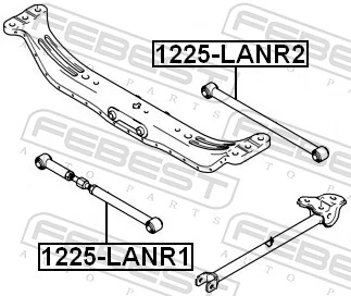 1225LANR1 Febest Розтяжка задньої підвіски