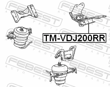 TMVDJ200RR Febest Опора кпп
