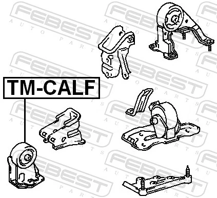 TMCALF Febest Подушка передньої опори двигуна
