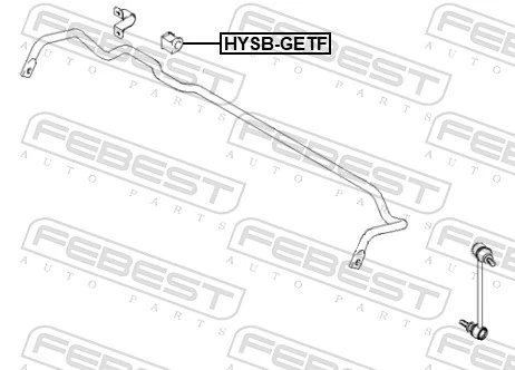 Купити 548131C010 BSC Подушка стабілізатора передня