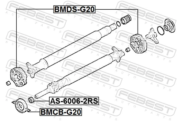 Купити A0085428017 Mercedes Гумова муфта кардана
