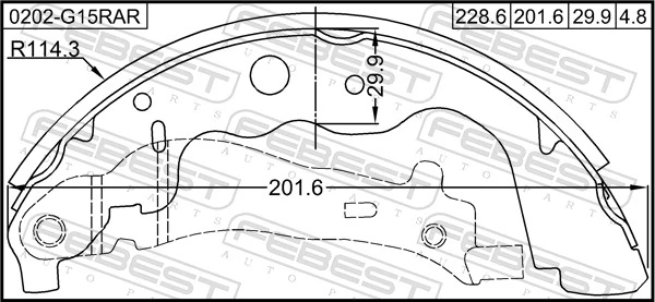 4406000Q0E Nissan/Infiniti Колодки гальмівні задні, дискові