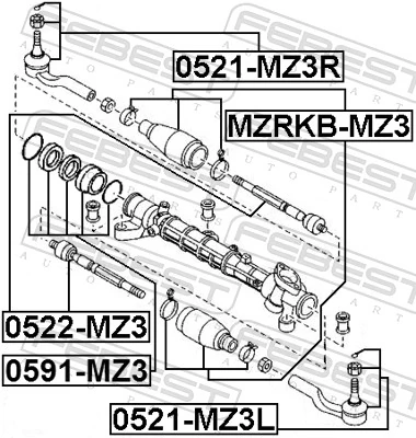 Пильник рульової тяги Lemforder LM37605 ціна, від 7.86 USD