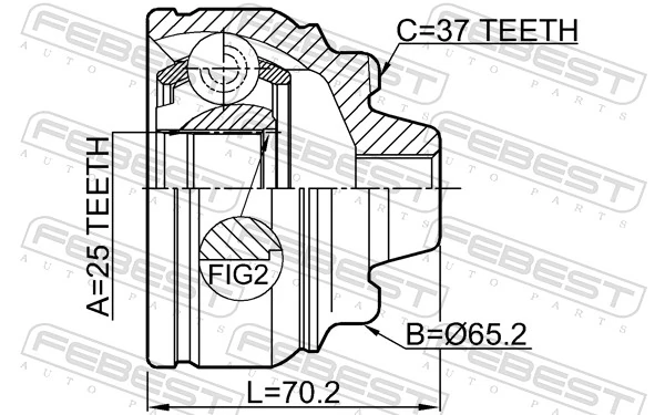 Купити TIJ0098 Magneti Marelli Шарнір приводу зовнішній